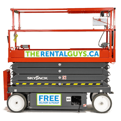 26 FOOT X 32 INCH SKYJACK SJ3226 SCISSOR LIFT Rental Calgary