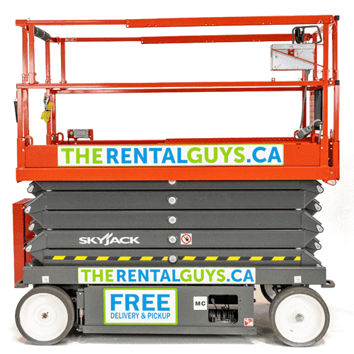 32 FOOT X 46 INCH SKYJACK SJ4632 SCISSOR LIFT Rental Calgary