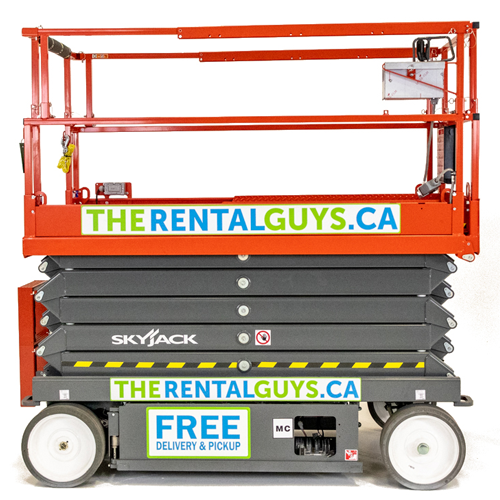 INDOOR 32 FOOT X 46 INCH SKYJACK SJ4632 SCISSOR LIFT