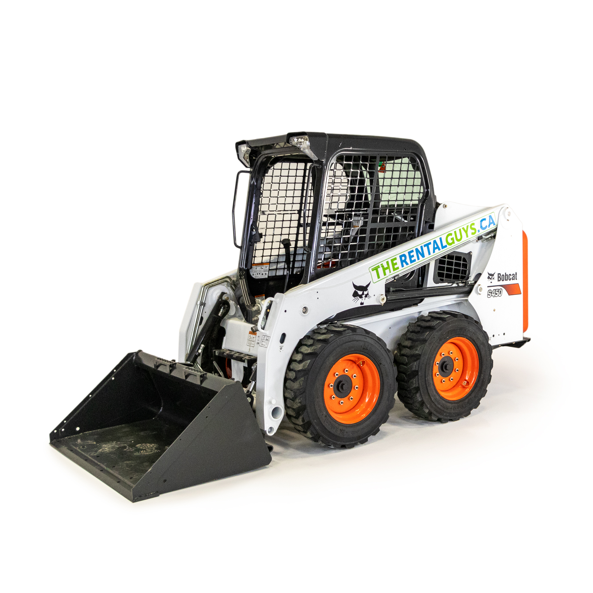 BOBCAT S450 COMES WITH A 56 INCH TOOTH BUCKET NO DOOR/NO HEAT CALGARY RENTALS 